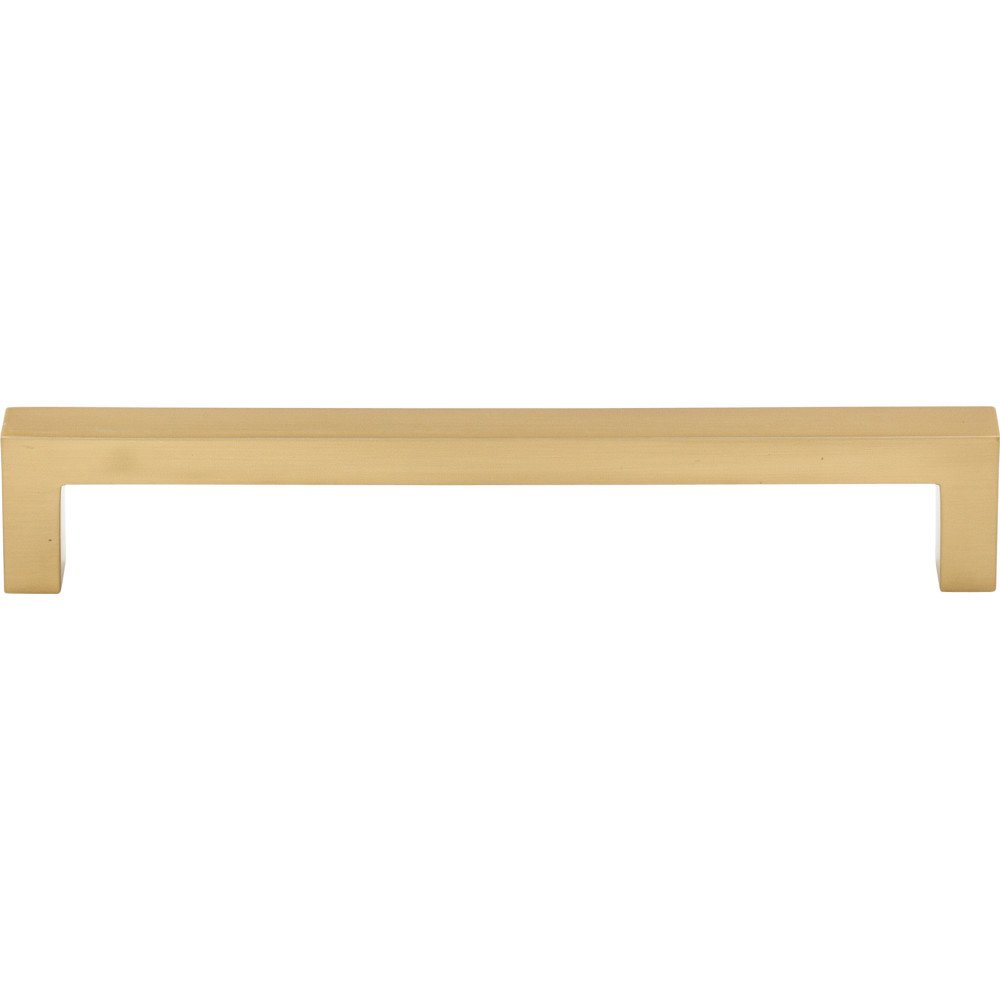 Nouveau Collection Square Bar 6 5/16" Centers Bar Pull in Honey