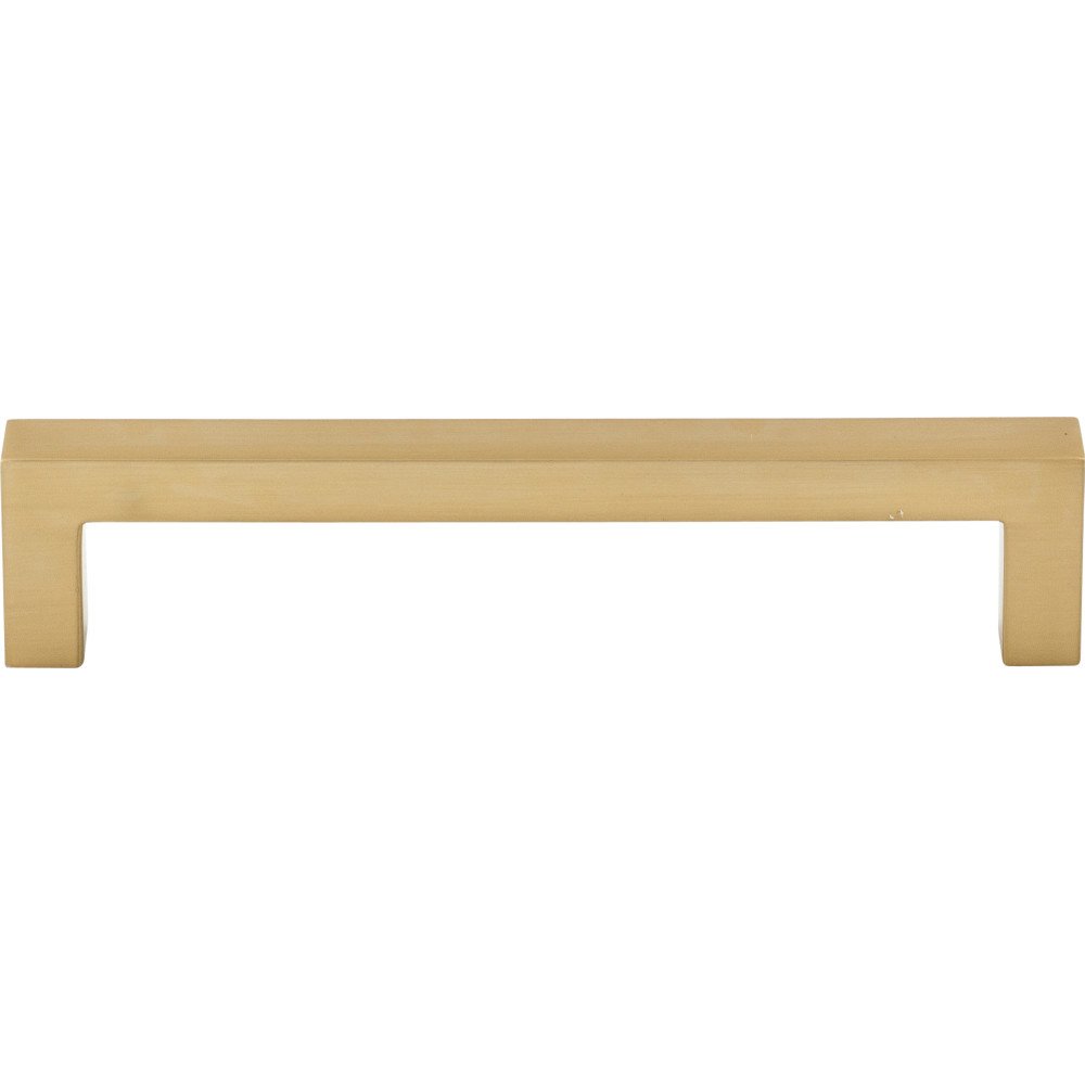 Nouveau Collection Square Bar 5 1/16" Centers Bar Pull in Honey