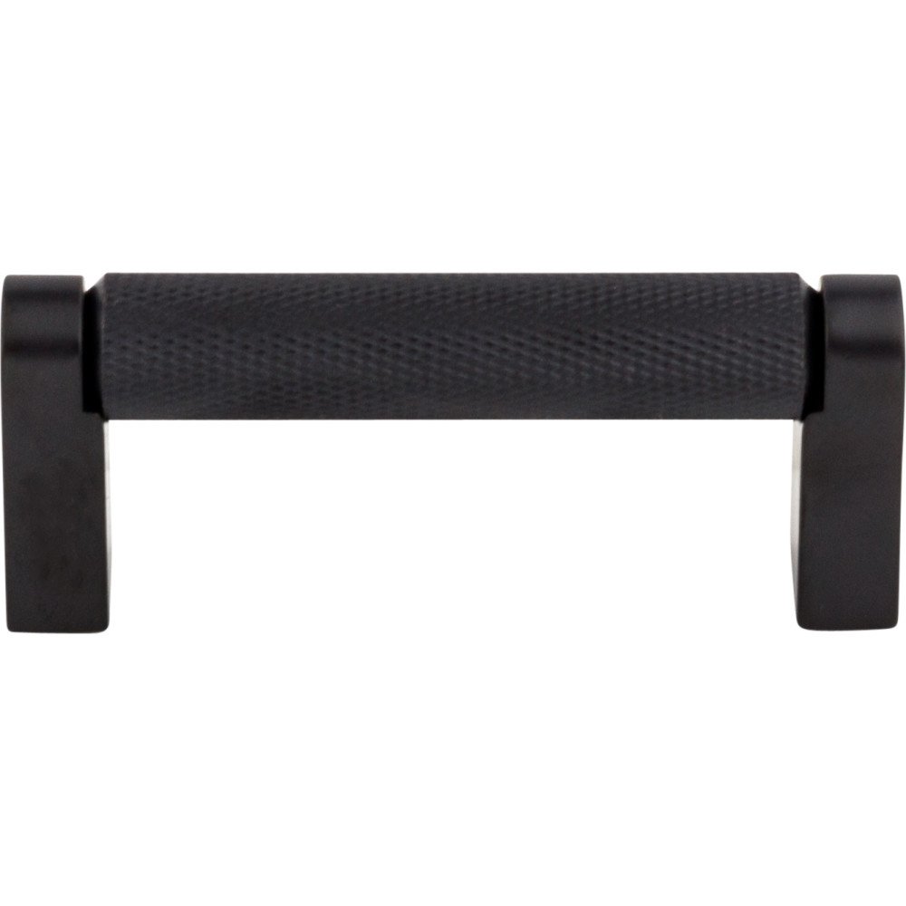 Amwell Collection Amwell 3" Centers Bar Pull in Flat Black by Top