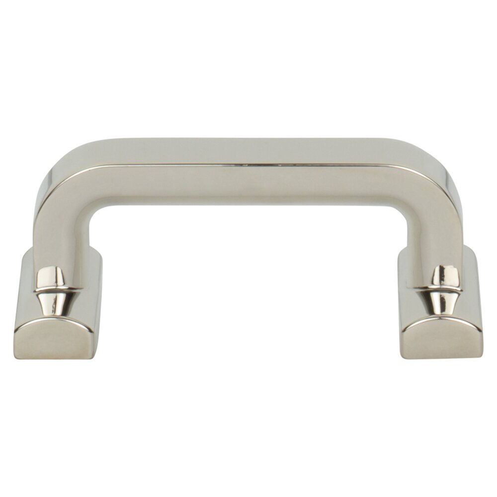 Morris Collection Harrison Pull 2 1/2" Centers in Polished Nickel by
