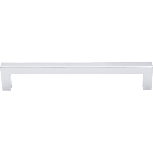 Nouveau Collection Square Bar 6 5/16" Centers Bar Pull in Polished
