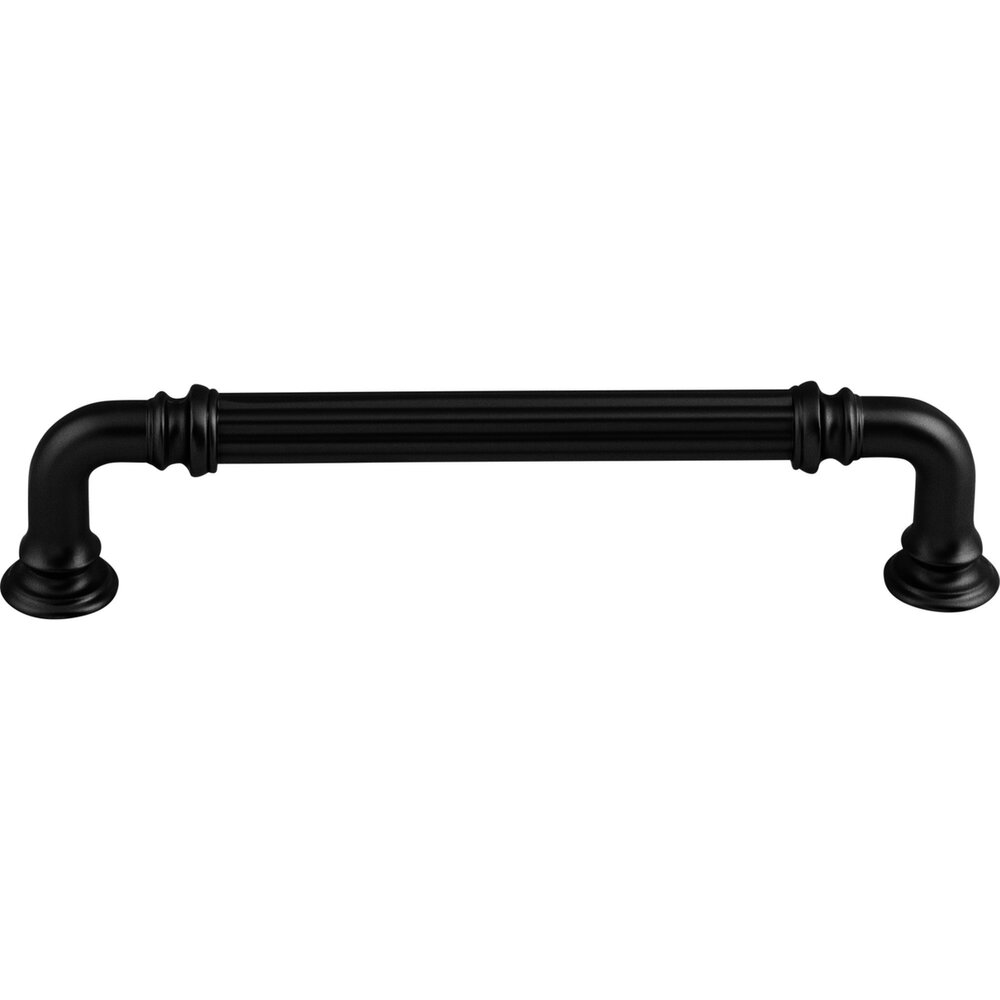 Chareau Collection Reeded 5" Centers Bar Pull in Ash Gray by Top