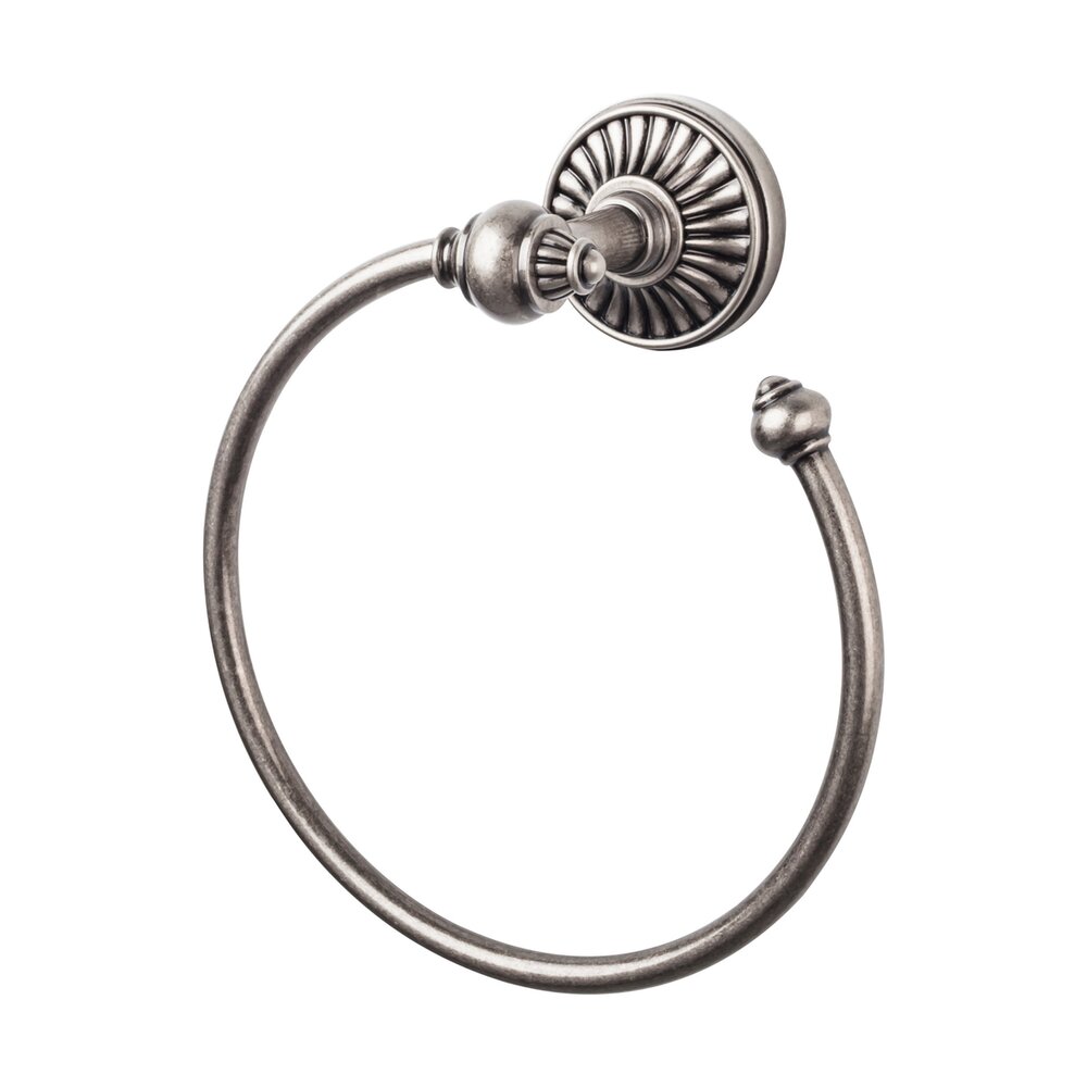 Tuscany Collection Tuscany Bath Ring in Pewter Antique by Top Knobs TUSC5PTA MyKnobs