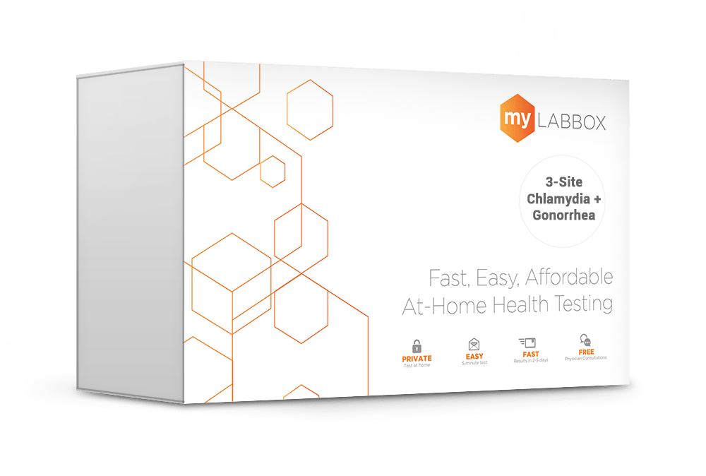 3Site Chlamydia & Gonorrhea Test Discreet & Easy STD Home Testing
