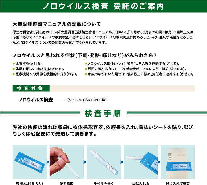 検便検査やノロウィル検査とは マイラボ