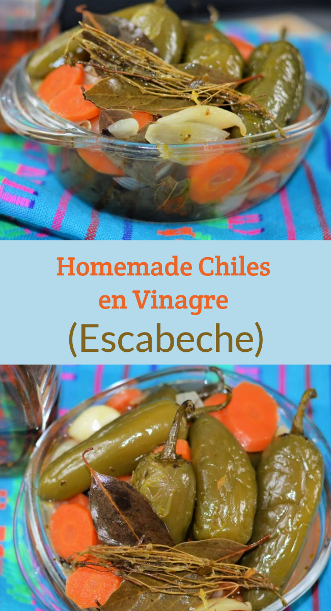 Homemade Chiles en Vinagre (Escabeche) My Latina Table