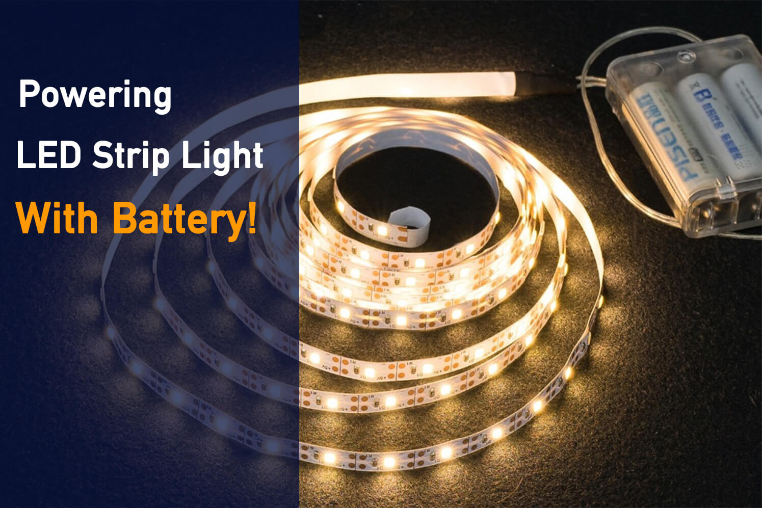 Wiring Led Strip Lights To A 12v Battery Shelly Lighting