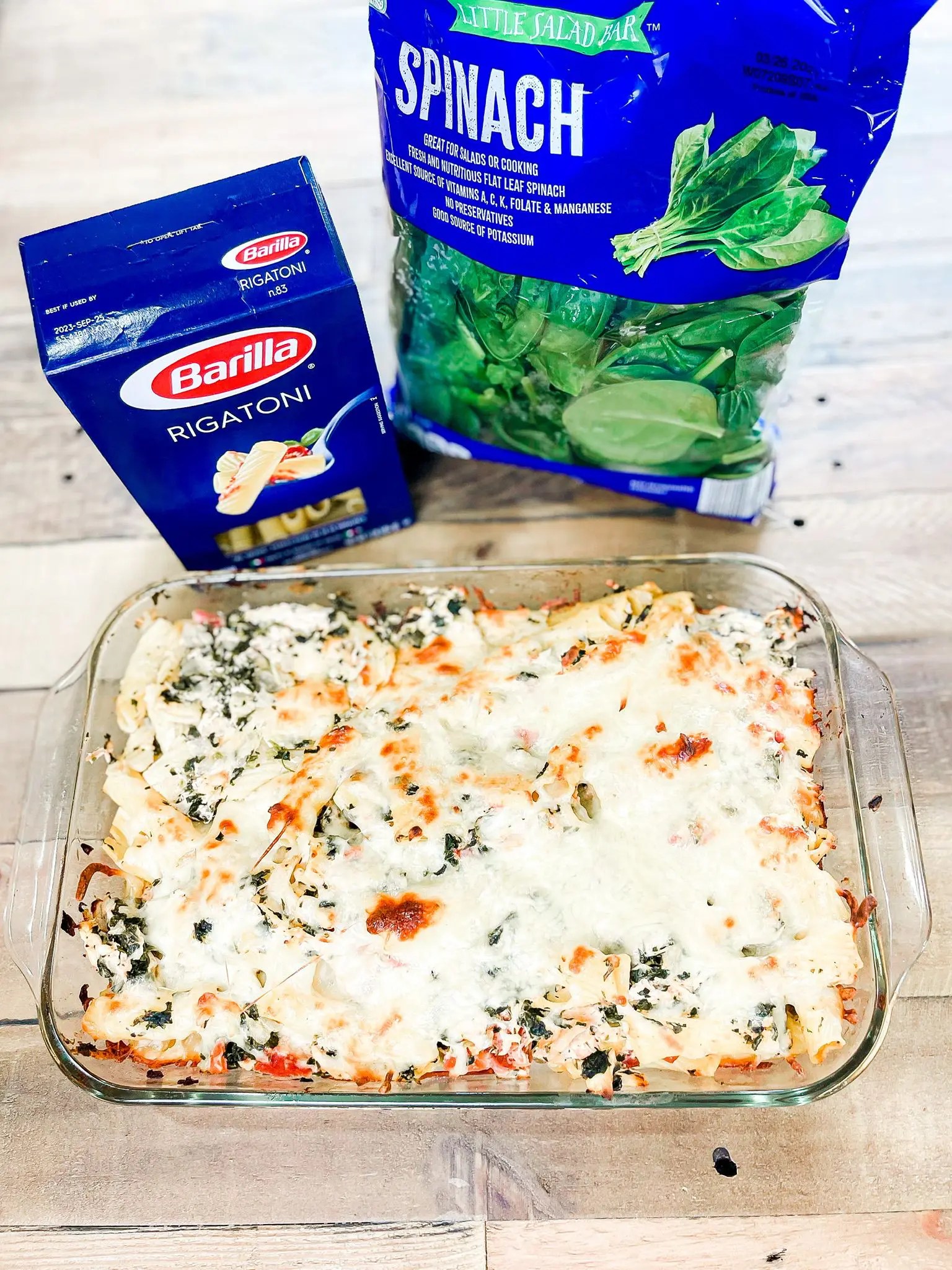 Delicious Spinach & Chicken Pasta Bake My Life Well Loved