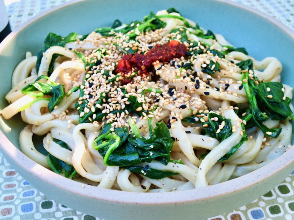 Sesame Brown Butter Udon Noodles My Lilikoi KitchenMy Lilikoi Kitchen