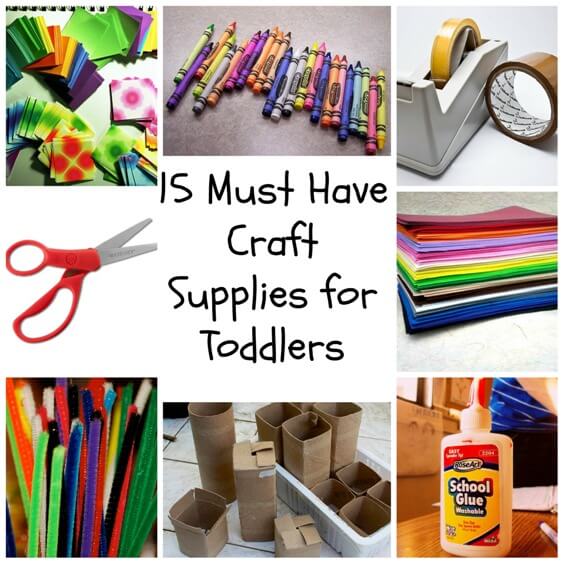 15 Must have Art and Craft Supplies for Toddlers My Little Moppet