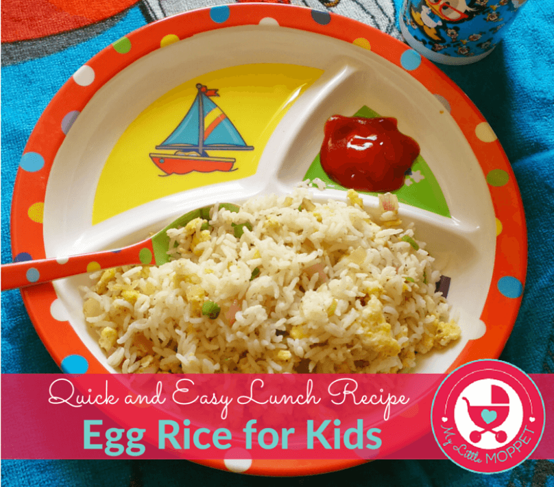 Egg Rice Quick Lunch Recipe