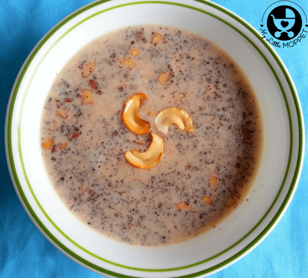 Ragi Flakes Kheer / Finger Millet Pudding Recipe