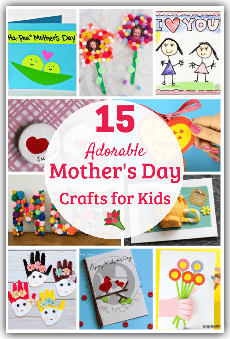 15 Adorable Mother's Day Crafts For Kids To Make