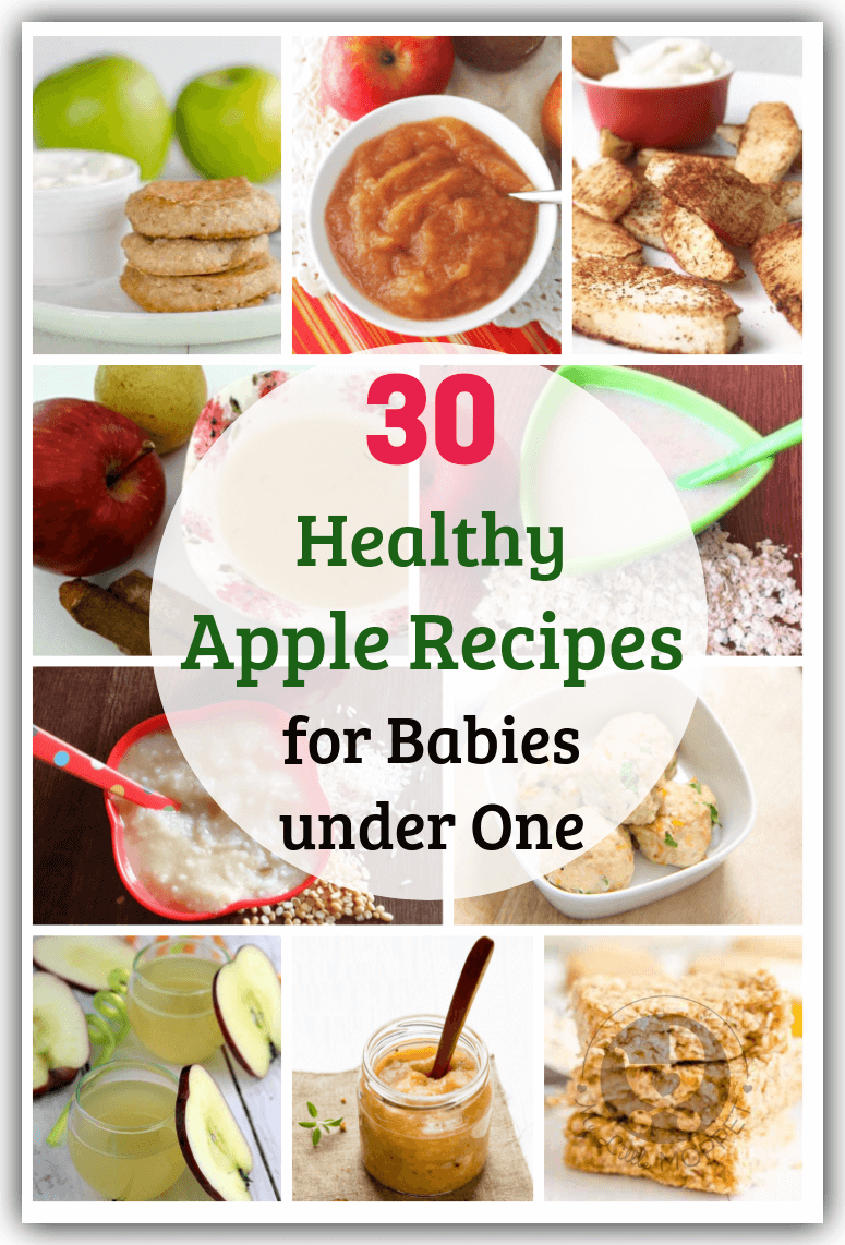 30 Healthy Apple Recipes for Babies Under One Year