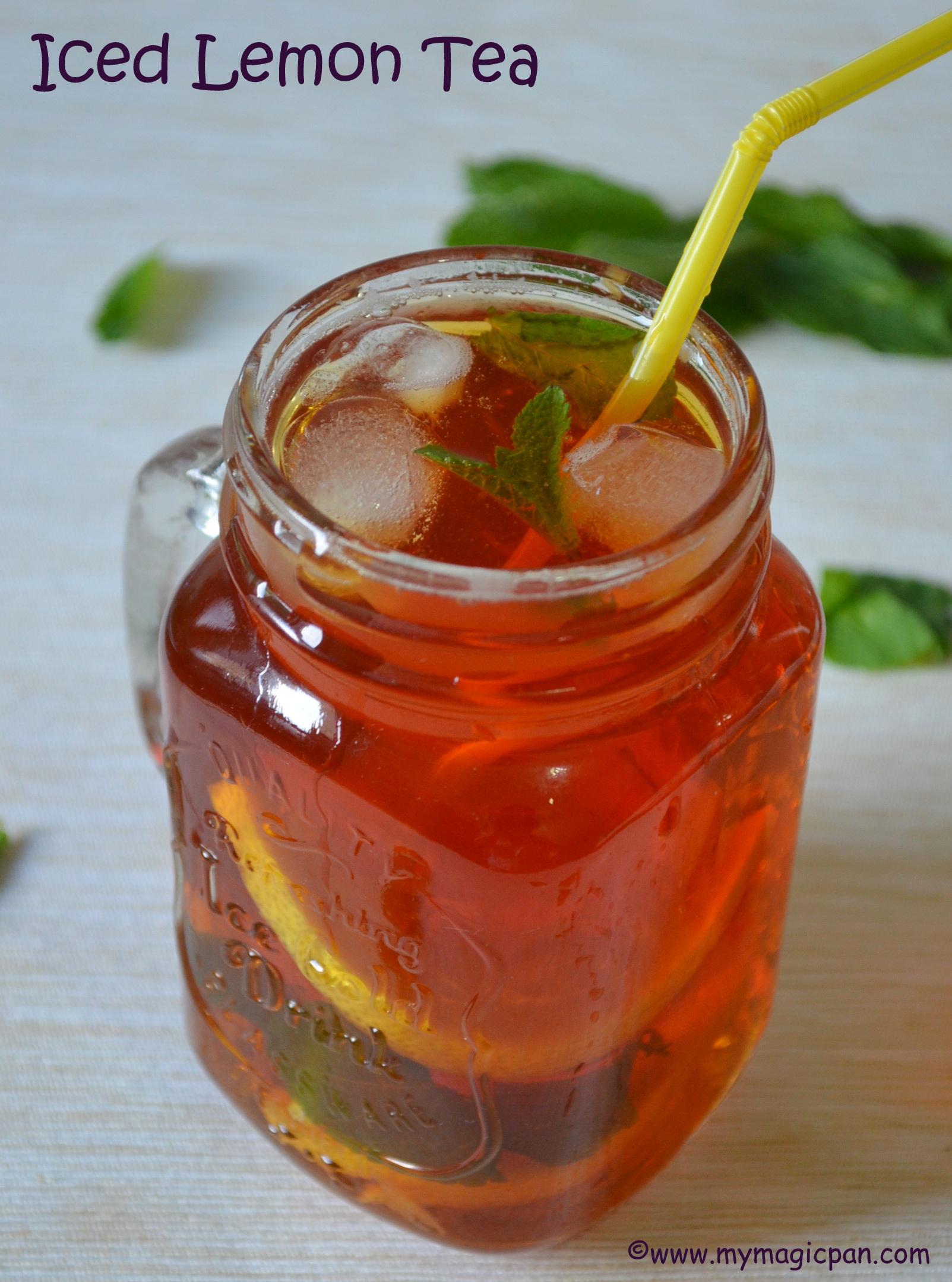 Iced Lemon Tea Iced Tea