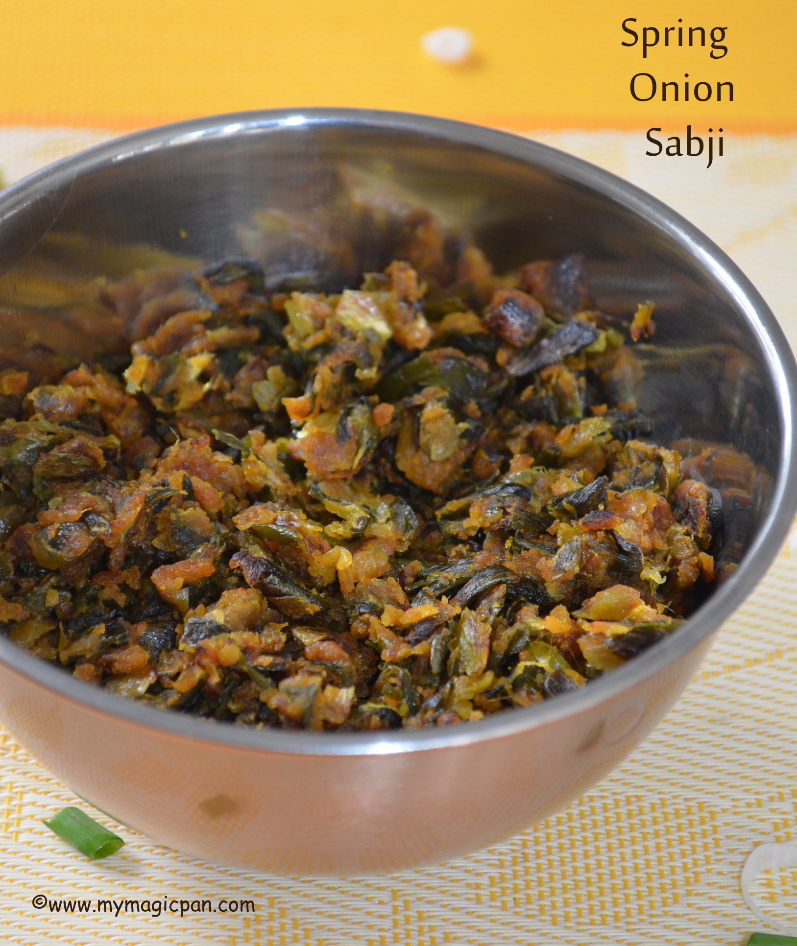 Spring Onion Sabji Hari Pyaaz Sabzi