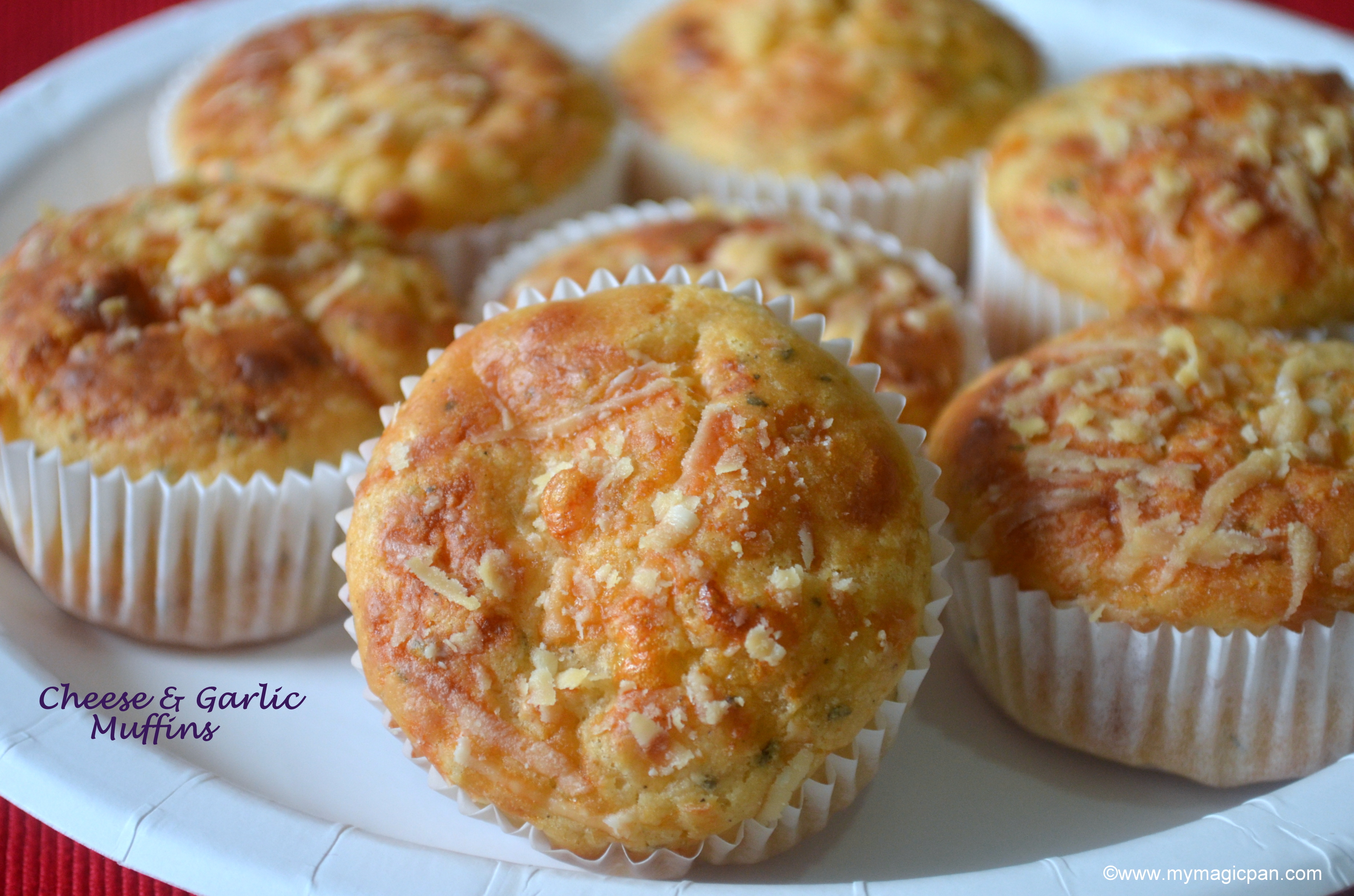 Cheese & Garlic Muffin Savoury Muffin