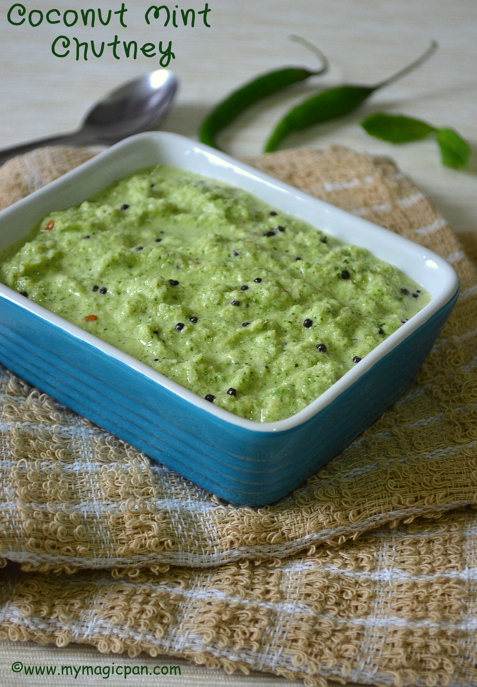 Coconut Mint Chutney Mint Chutney with Coconut