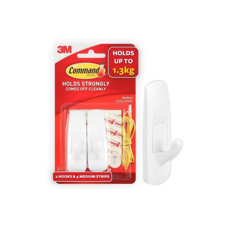 3M Command Brand Medium Utility Hooks MMB E Market