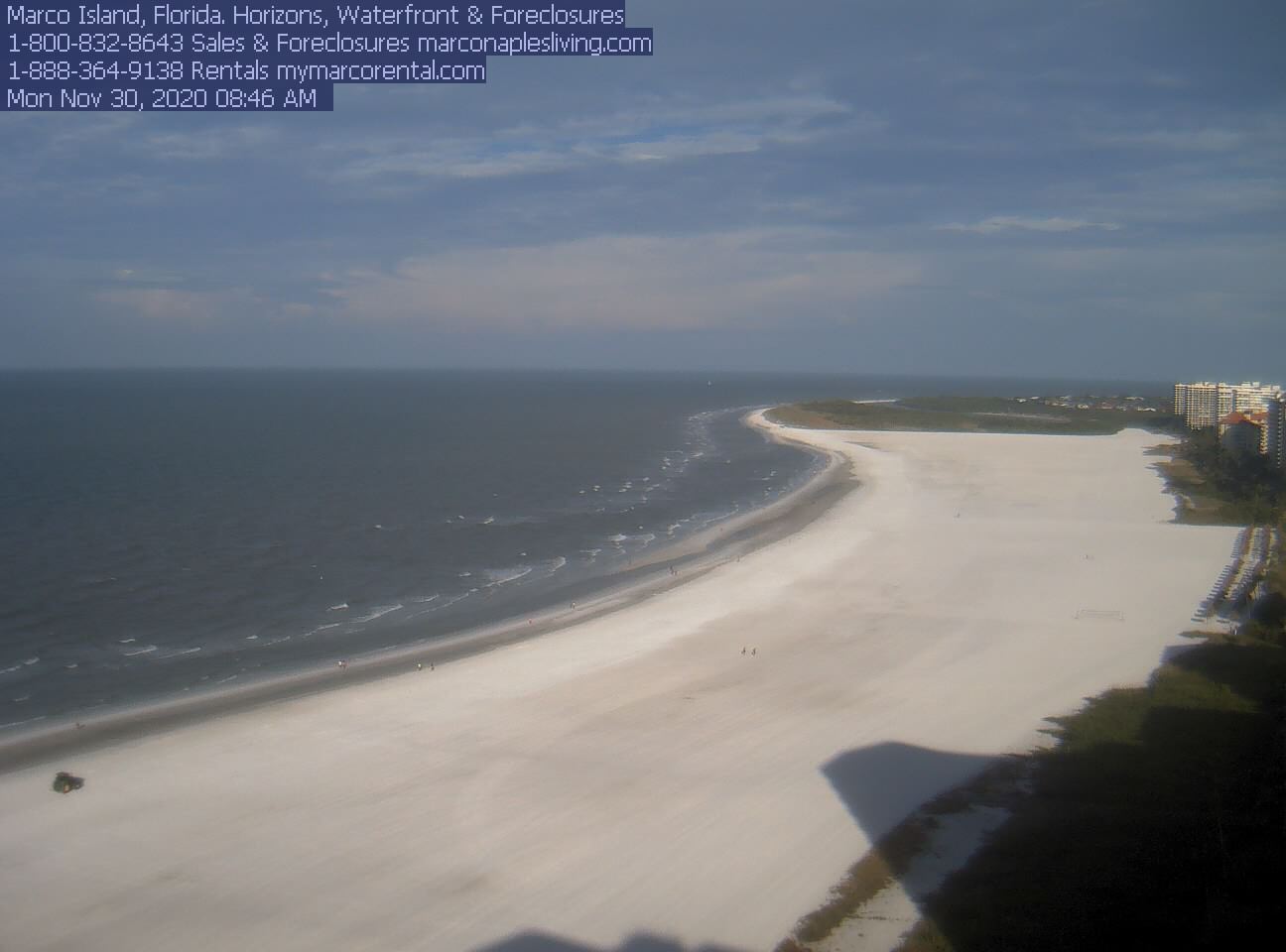 Live cams of Beaches and Resorts to Plan Your Vacation Marco Horizon