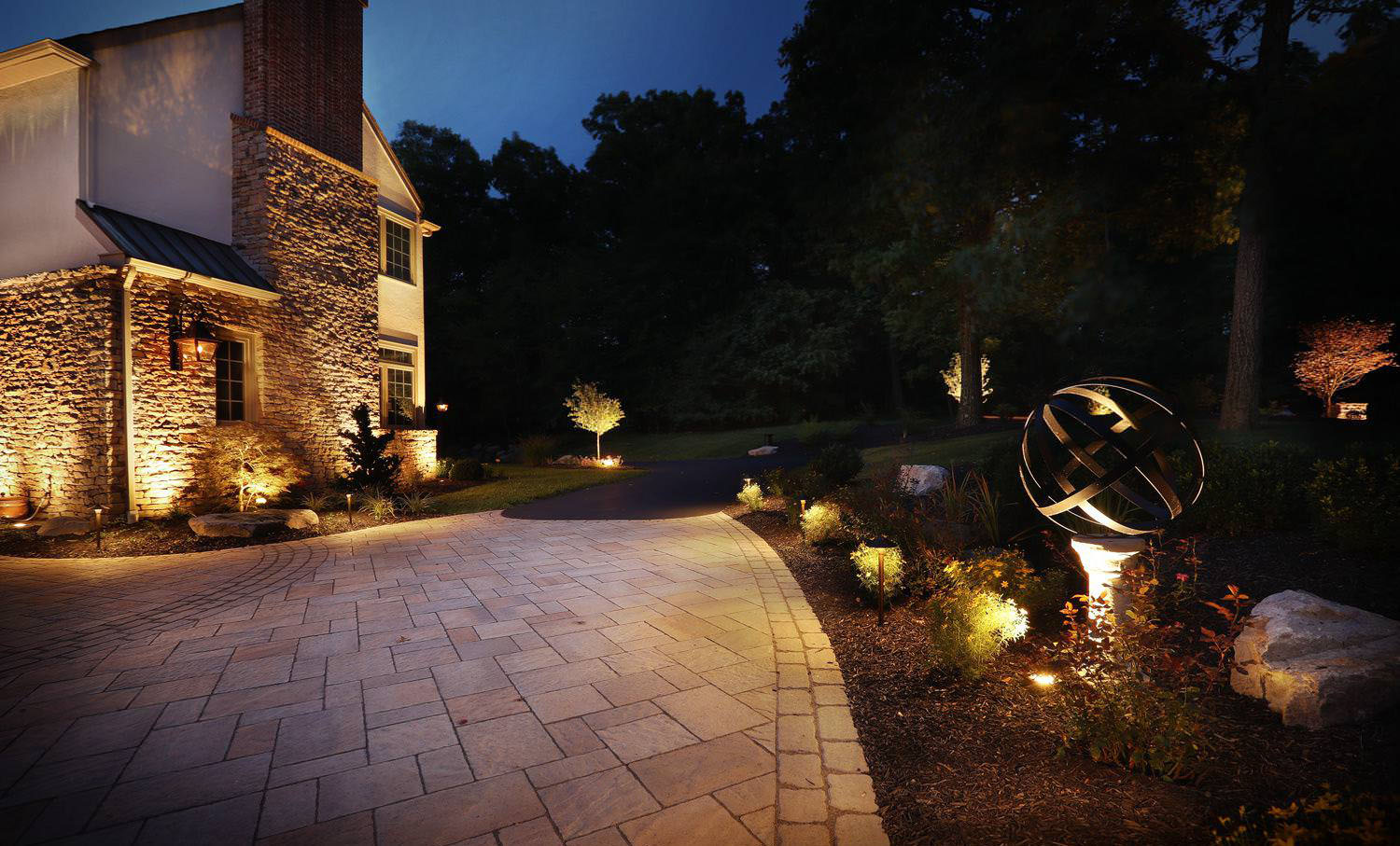 Save money and energy by updating to LED landscape lighting