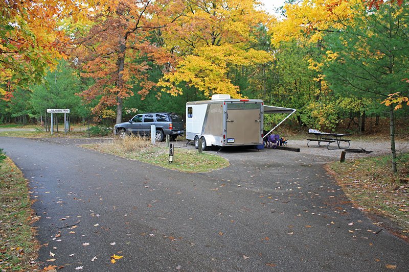 Platte River Campground Site Map Sleeping Bear Dunes National Lakeshore – Fall Camping – Mymichigantrips.com