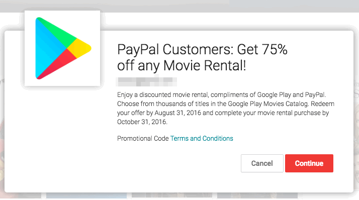 Google Play Promo 75 off any Movie Rental — My Money Blog Google Play Promo 75 off any Movie Rental — My Money Blog