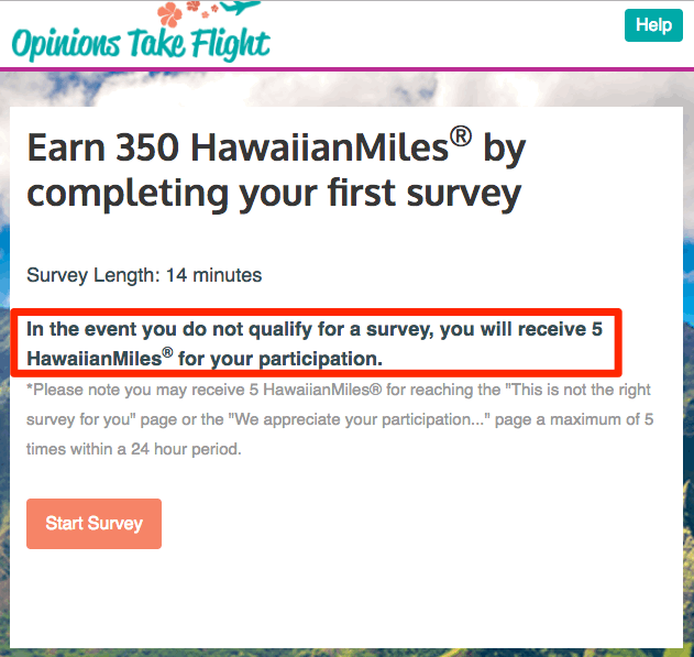Keep Hawaiian Miles From Expiring By Taking A Single Survey (Opinions