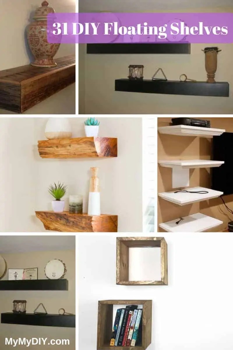 31 DIY Floating Shelf Plans [Ranked] MyMyDIY Inspiring DIY Projects