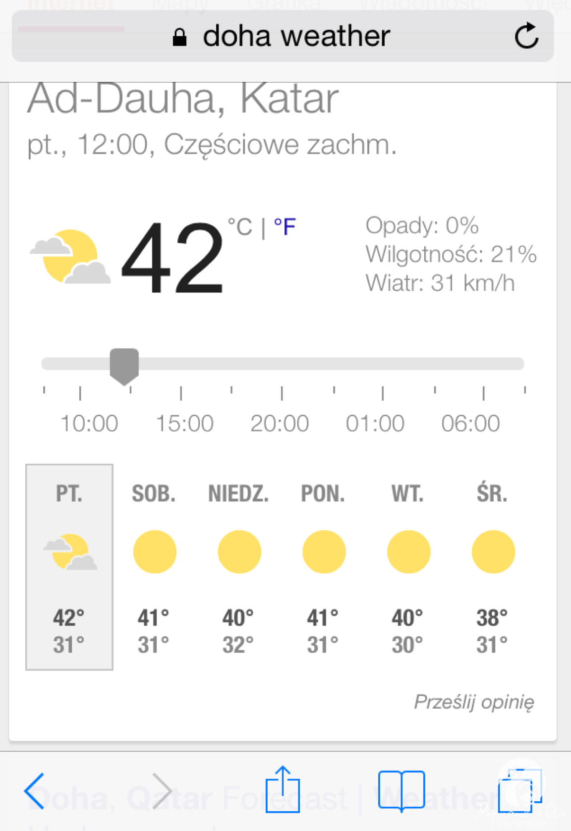 Our first steps in Doha, Qatar My name is Ola