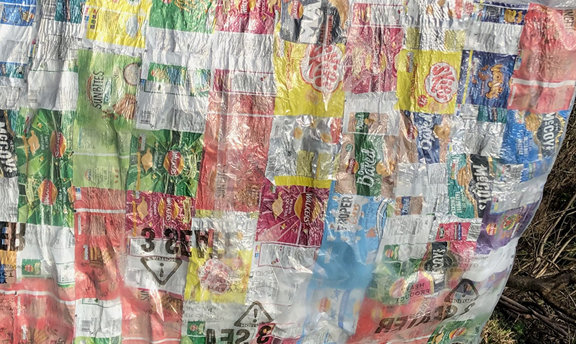 ECOFRIENDLY Ruislip resident recycles crisp packets into blankets