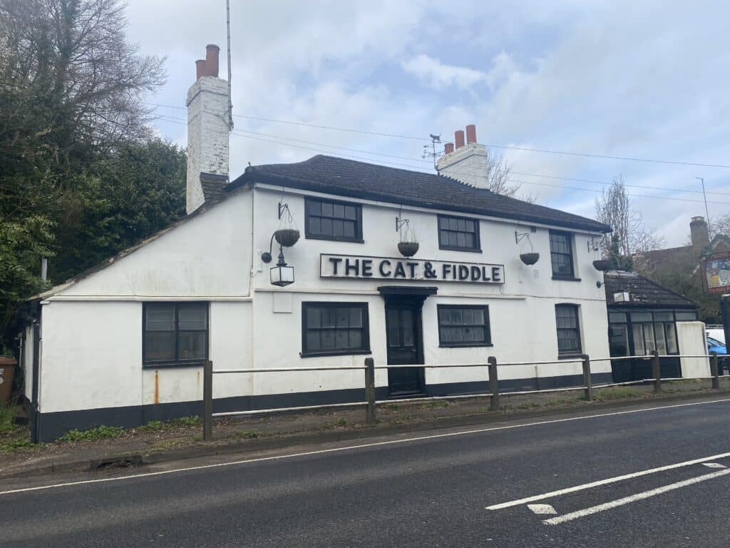 CAT & FIDDLE Plans to create eight new homes on derelict pub site in