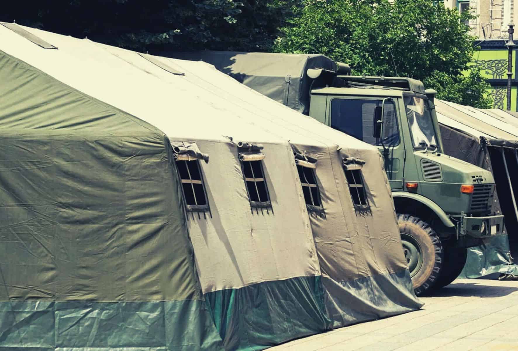 What tents do the army use? My Open Country