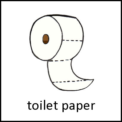 Toilet Paper PECS Card