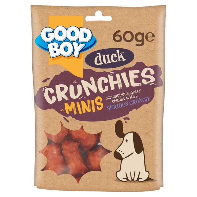 Good Boy Dog Treats Crunchies Duck Minis 60g My Pet HQ