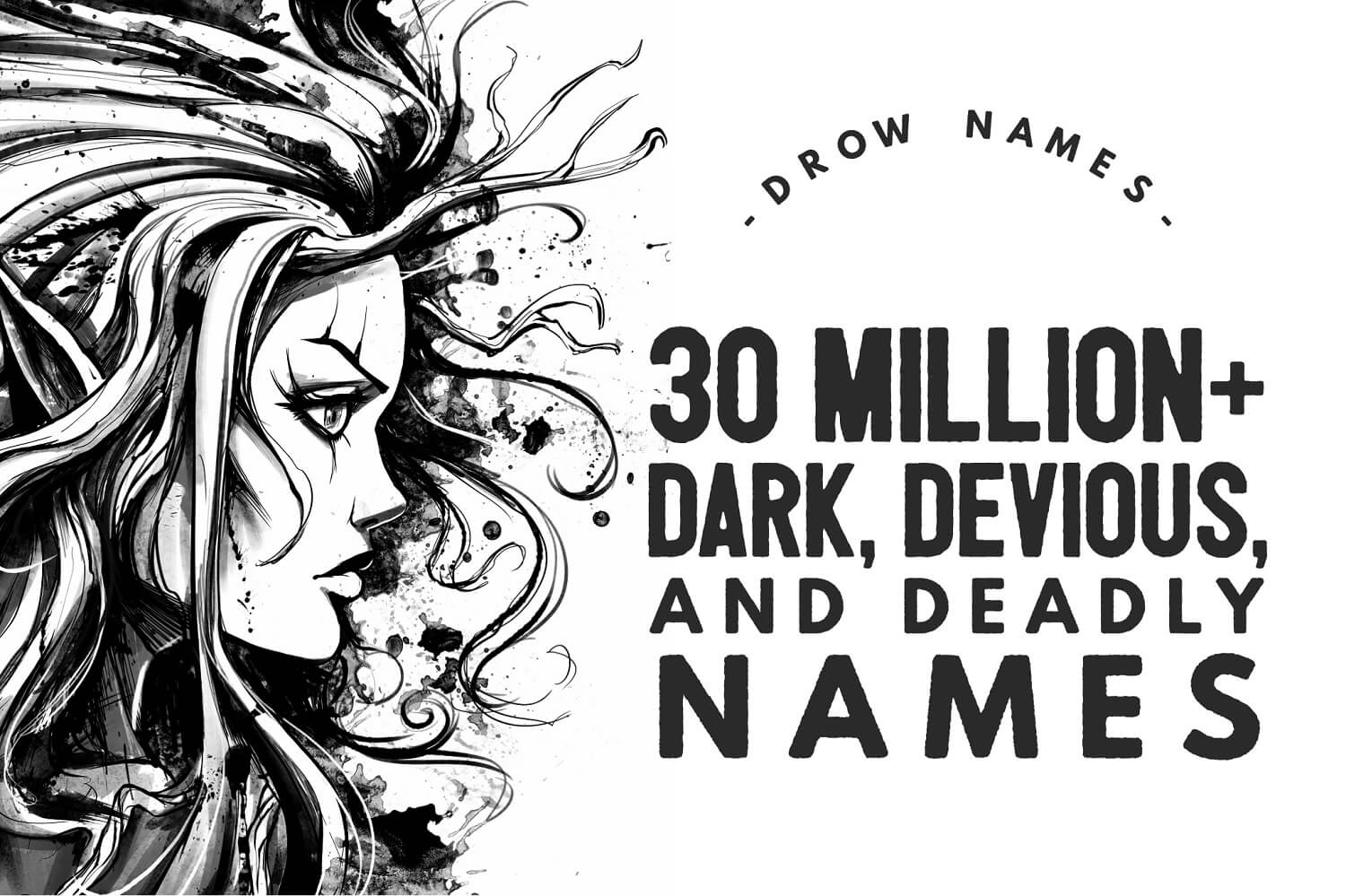 Drow Names 30 Million+ Dark & Devious Names My Pet's Name