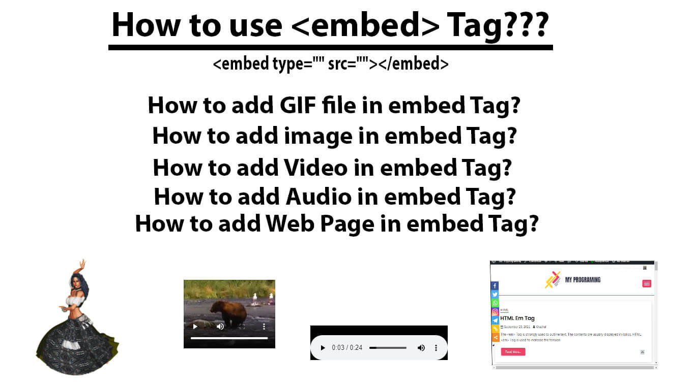HTML Embed Tag myprograming