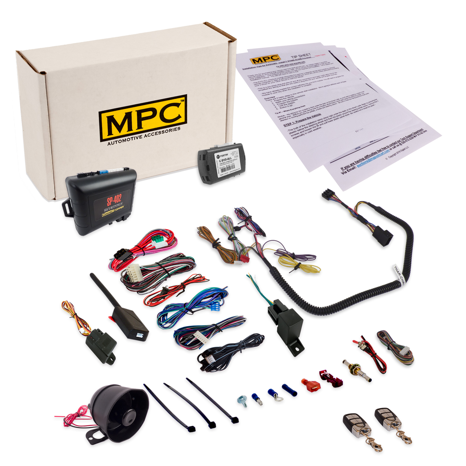Quick Install Remote Start & Car Alarm Combo for Dodge Magnum 20052008
