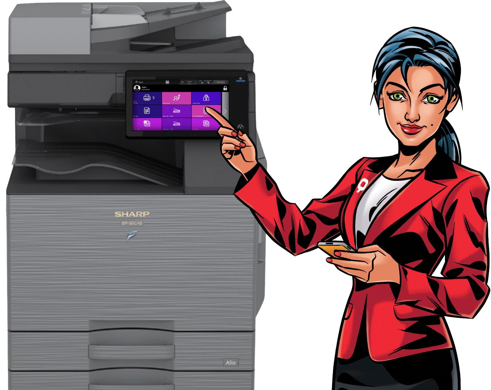 Explore MyQ X and Sharp MyQ