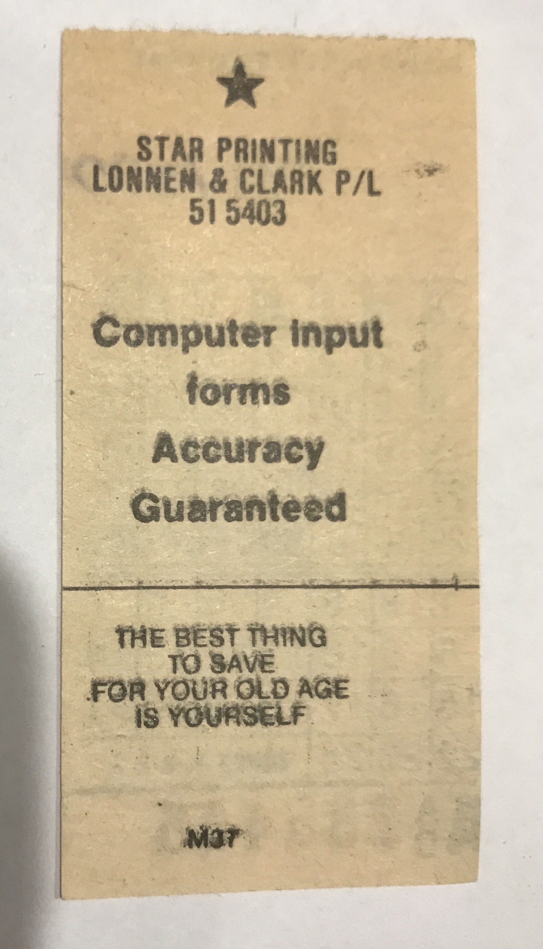Bus Ticket from Adelaide Australia during the 1970s My Random Tips