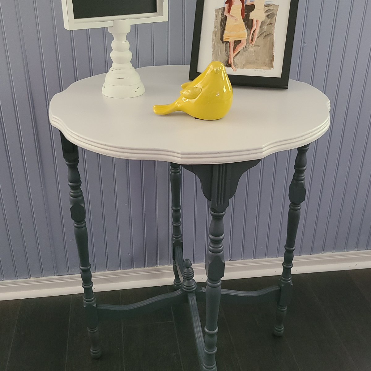 Antique Side Table Makeover My Repurposed Life® Rescue Reimagine Repeat