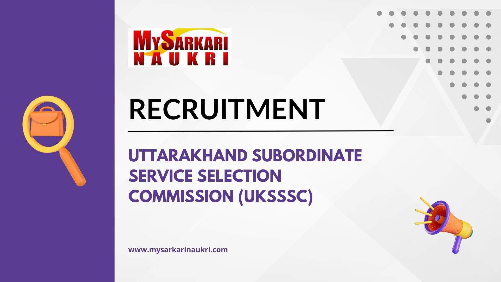 UKSSSC Recruitment 2024 For 2000 Police Constable