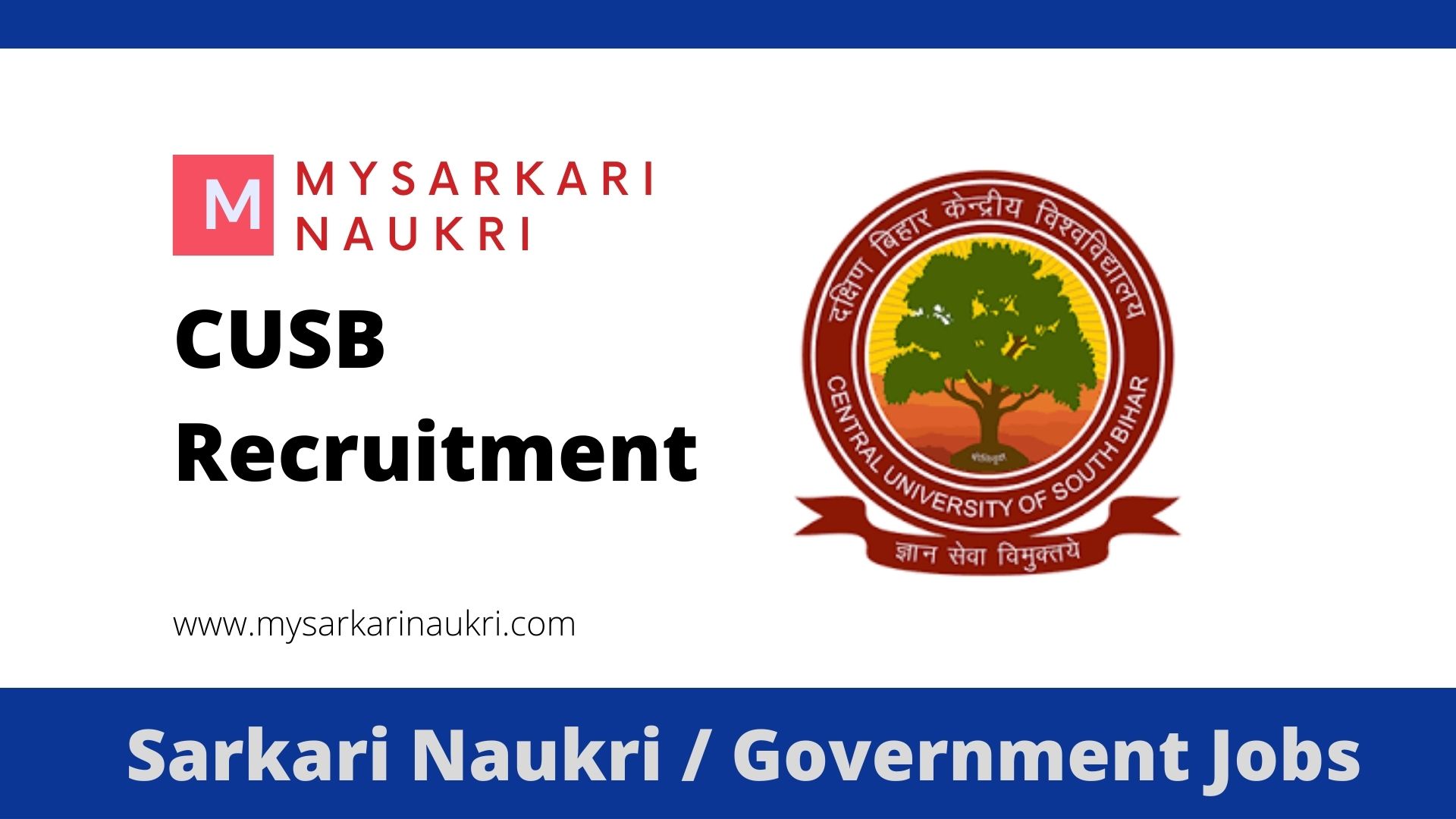 CUSB Recruitment 2024 For 30 Teaching Posts