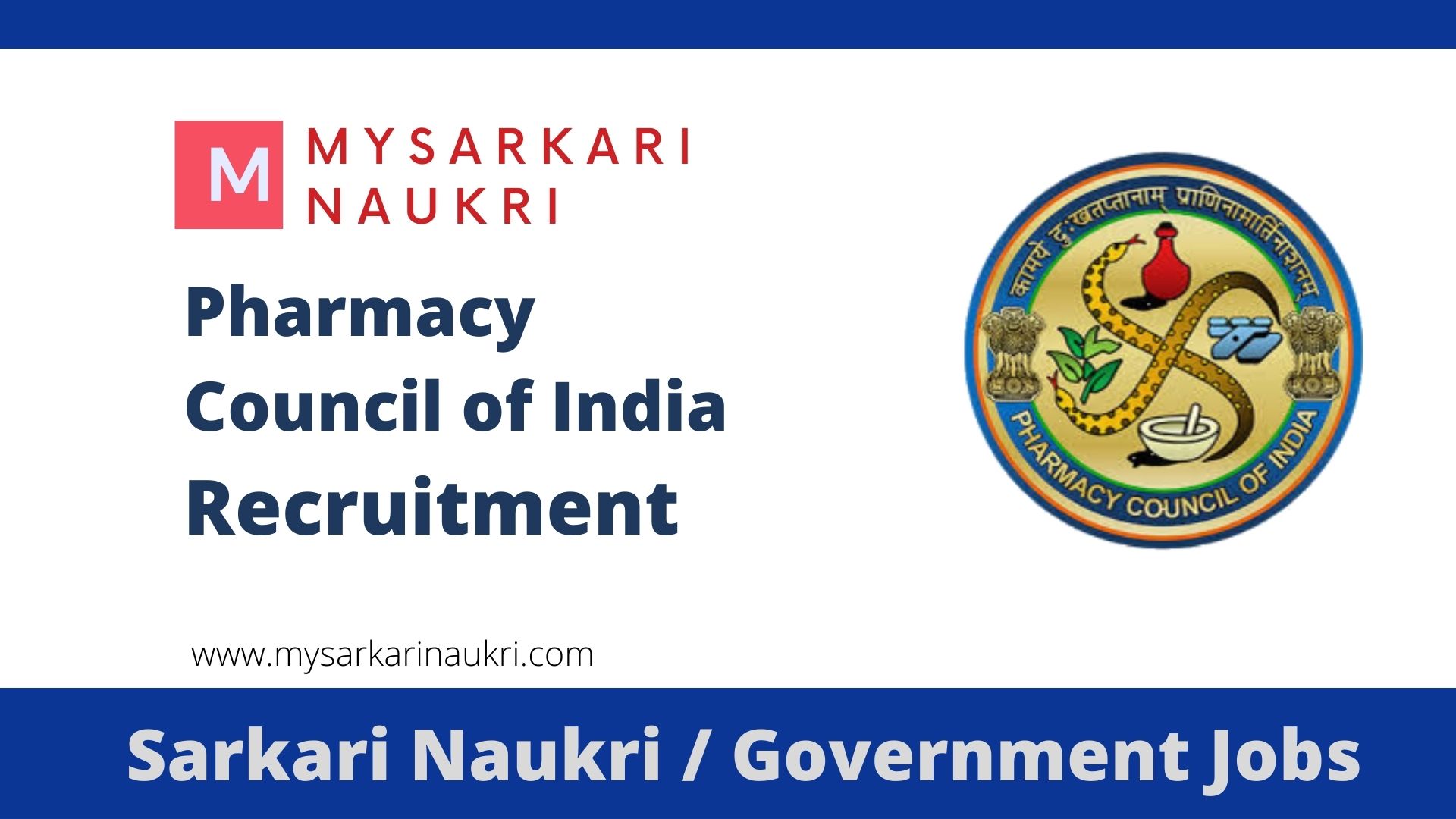 Pharmacy Council of India Recruitment 2022 pci.nic.in Jobs