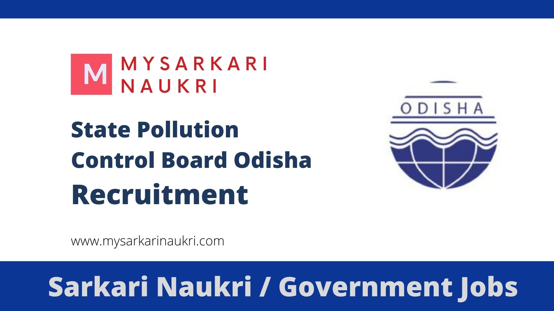 SPCB Odisha Recruitment 2024 State Pollution Control Board Odisha