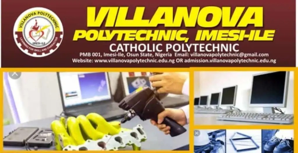 Villanova Polytechnic HND Admission Form 2022/2023 • MySchoolGist