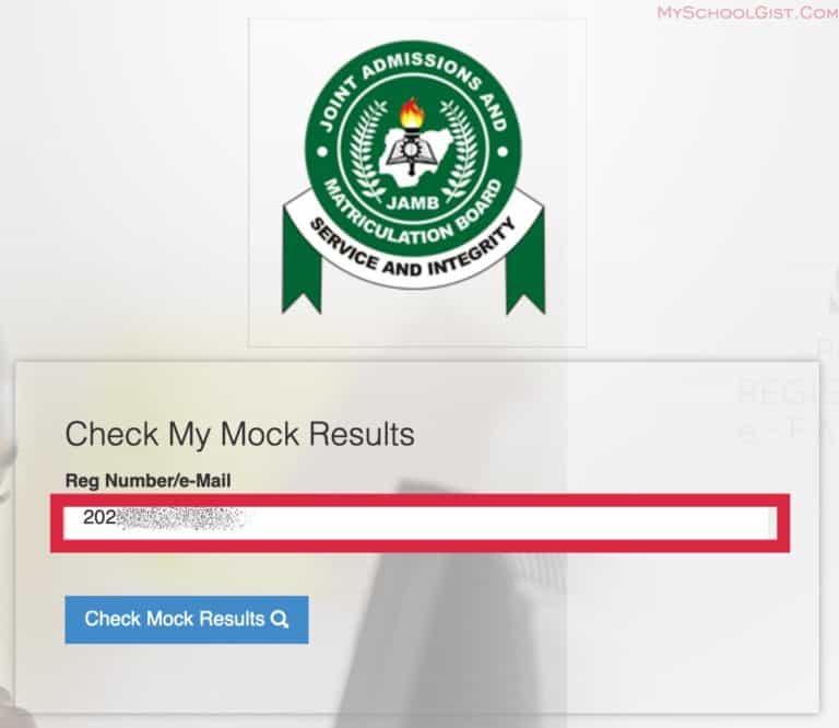 How to Check JAMB Mock Result 2023 • MySchoolGist