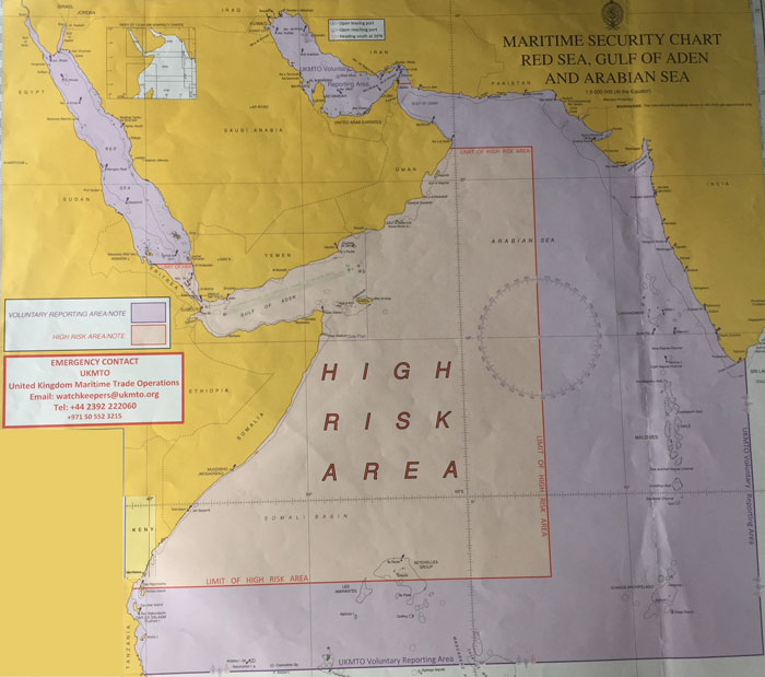 A Guide to transit through Gulf of Aden and Somalian