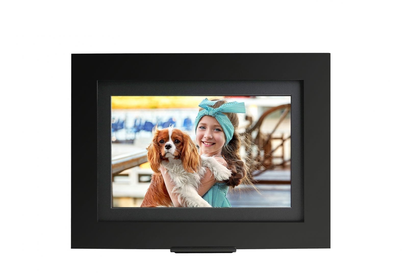 PhotoShare Friends and Family Smart Frame 10.1" Black Simply Smart Home