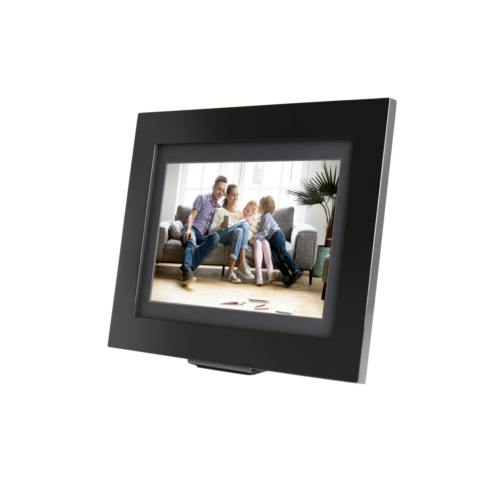 PhotoShare Friends and Family Smart Frame 8" Black Simply Smart Home